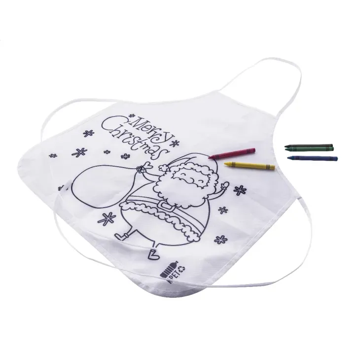 Colouring Christmas apron for kids - AP800040 (ANDA#01)